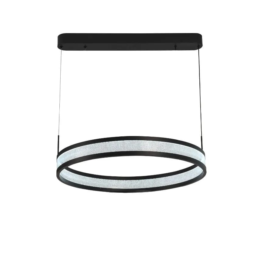 LED Димируем пендел LED/45W/230V 3000-6500K Ø 60 см черен + дистанционно управление