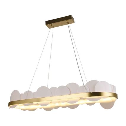 LED Димируем пендел LED/50W/230V 3000-6500K златист + дистанционно управление
