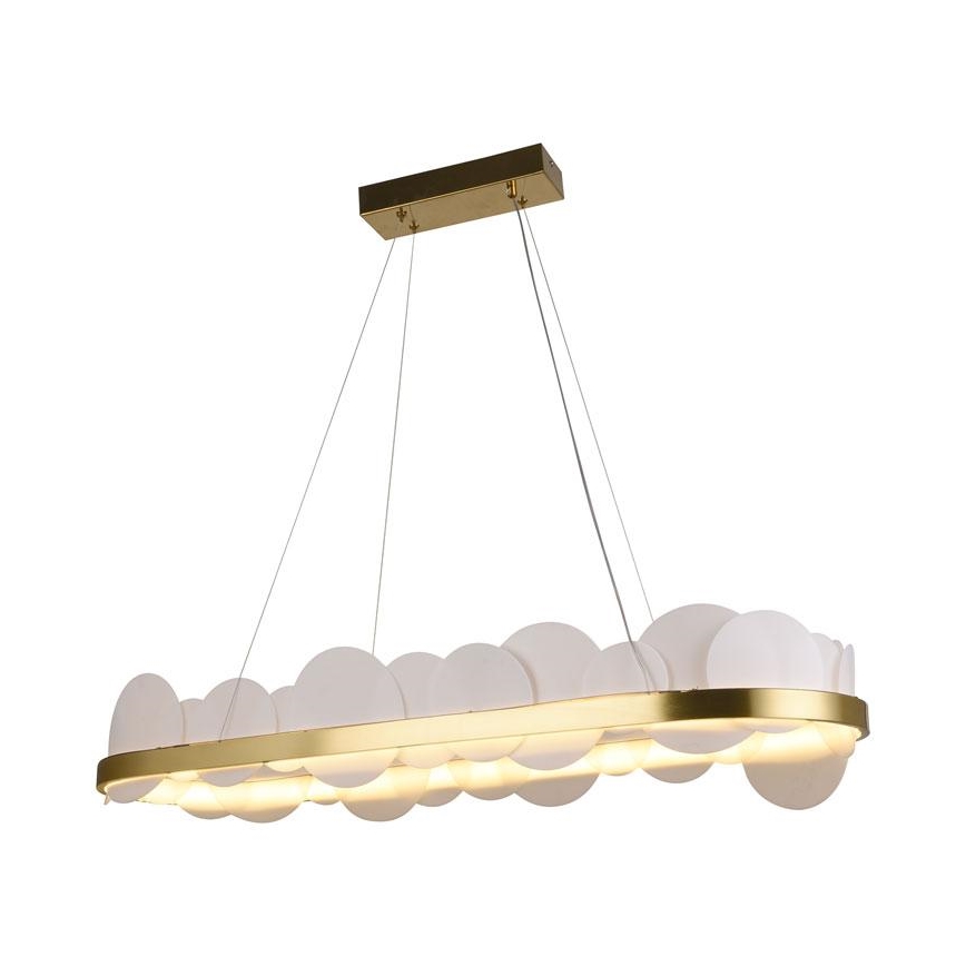 LED Димируем пендел LED/50W/230V 3000-6500K златист + дистанционно управление