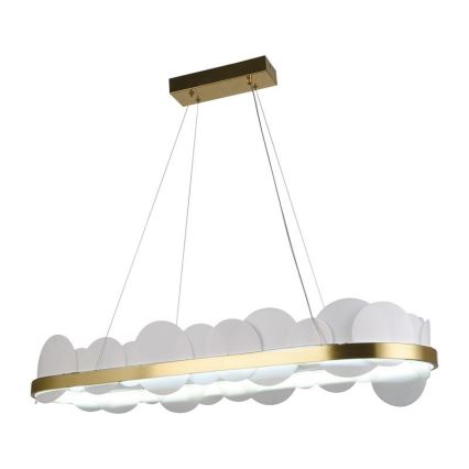 LED Димируем пендел LED/50W/230V 3000-6500K златист + дистанционно управление