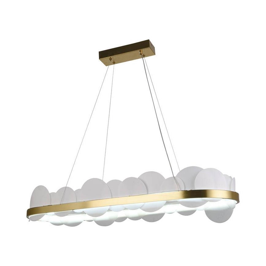 LED Димируем пендел LED/50W/230V 3000-6500K златист + дистанционно управление
