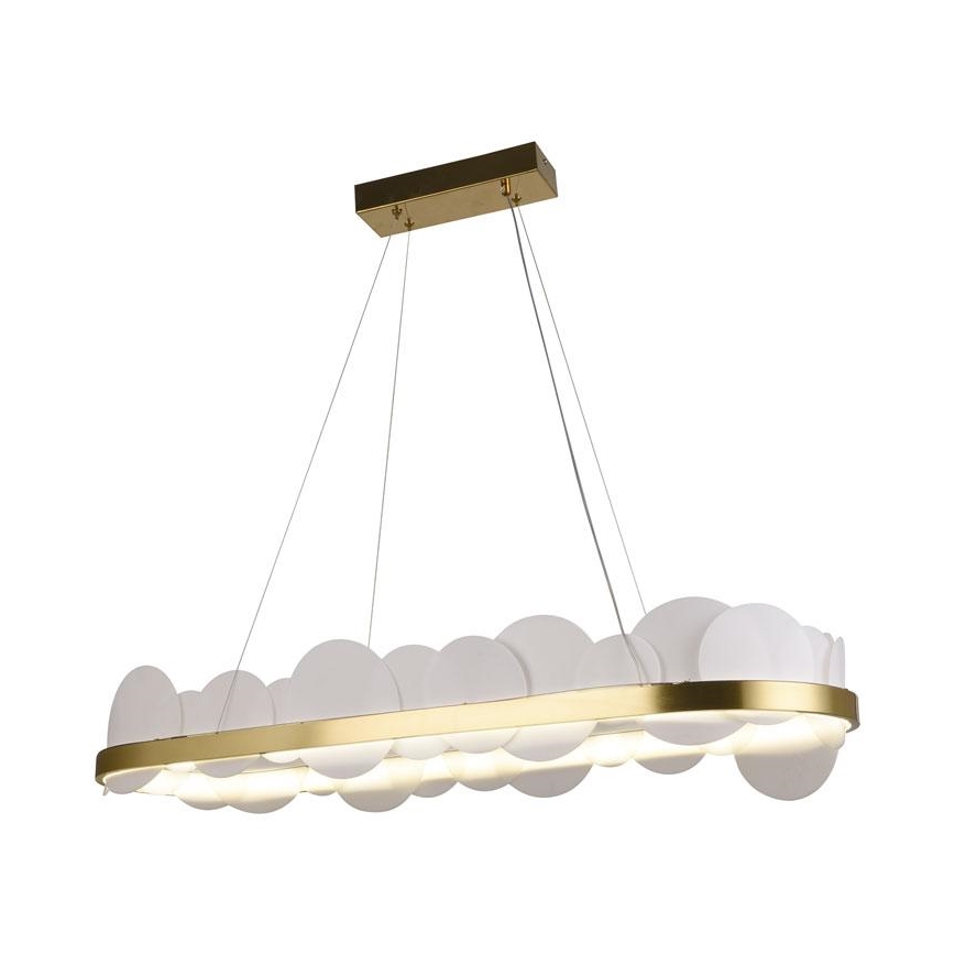 LED Димируем пендел LED/50W/230V 3000-6500K златист + дистанционно управление