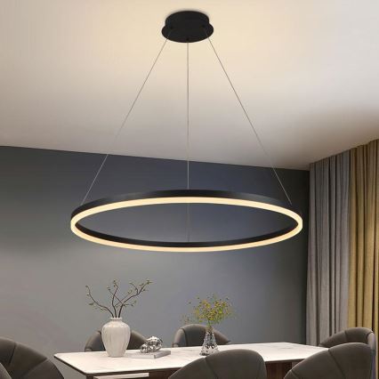 LED Димируем пендел LED/55W/230V 3000-6500K Ø 80 см + дистанционно управление