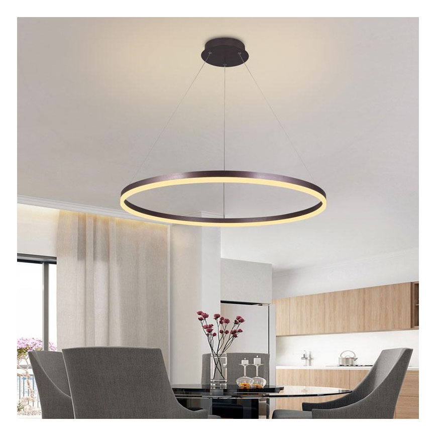 LED Димируем пендел LED/55W/230V 3000-6500K Ø 80 см + дистанционно управление