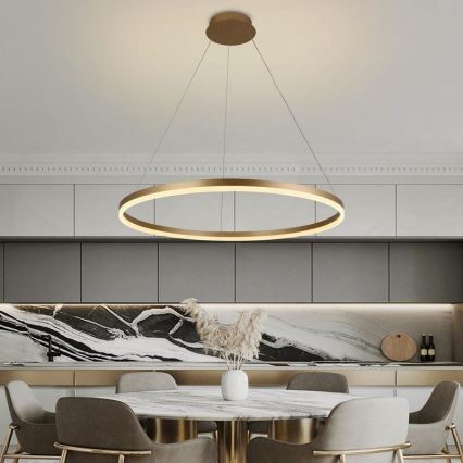 LED Димируем пендел LED/55W/230V 3000-6500K Ø 80 см + дистанционно управление