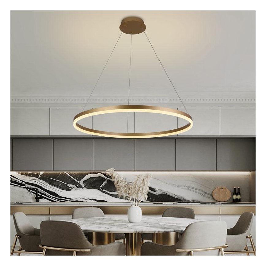 LED Димируем пендел LED/55W/230V 3000-6500K Ø 80 см + дистанционно управление