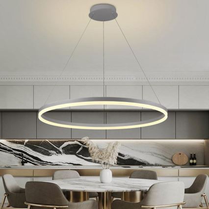 LED Димируем пендел LED/55W/230V 3000-6500K Ø 80 см + дистанционно управление