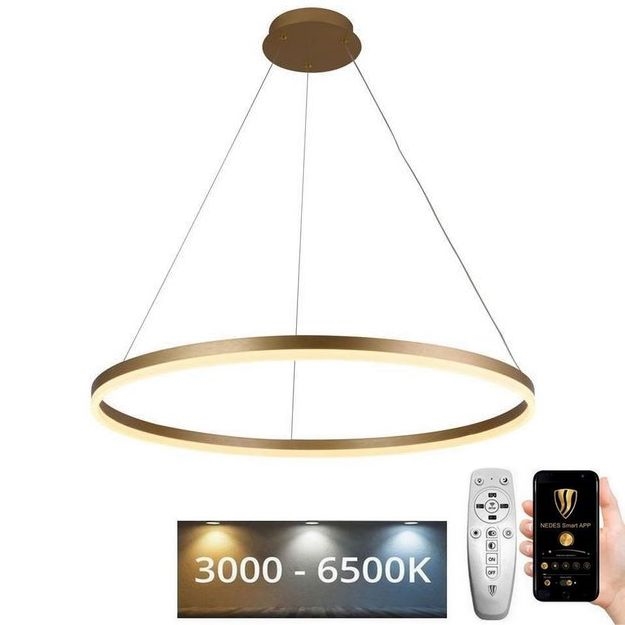 LED Димируем пендел LED/55W/230V 3000-6500K Ø 80 см + дистанционно управление