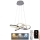 LED Димируем пендел LED/65W/230V 3000-6500K хром + дистанционно управление
