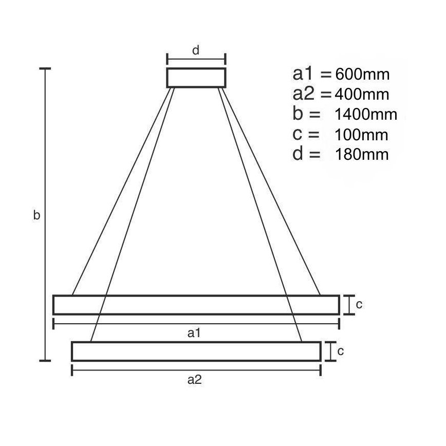 LED Димируем кристален полилей на нишка LED/65W/230V 3000-6500K лъскав хром + дистанционно управление
