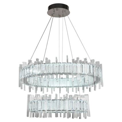 LED Димируем кристален полилей на връв LED/65W/230V 3000-6500K + дистанционно управление