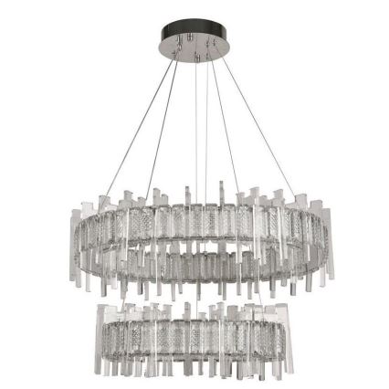 LED Димируем кристален полилей на връв LED/65W/230V 3000-6500K + дистанционно управление