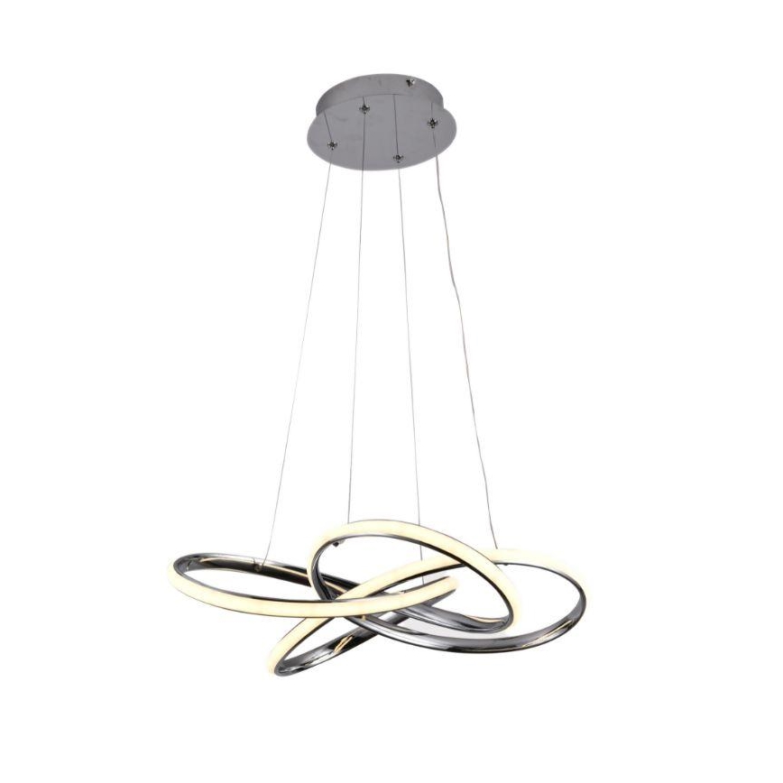 LED Димируем пендел LED/65W/230V 3000-6500K Ø 48 см сив + дистанционно управление