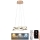 LED Димируем пендел LED/65W/230V 3000-6500K Ø 48 см златист + дистанционно управление