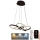 LED Димируем пендел LED/65W/230V 3000-6500K кафяв + дистанционно управление