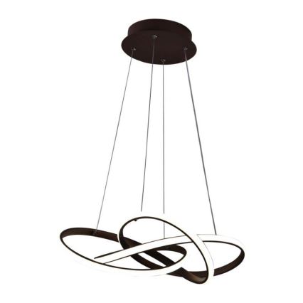 LED Димируем пендел LED/65W/230V 3000-6500K кафяв + дистанционно управление