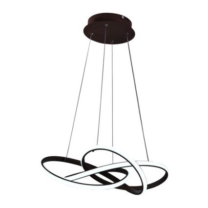 LED Димируем пендел LED/65W/230V 3000-6500K кафяв + дистанционно управление
