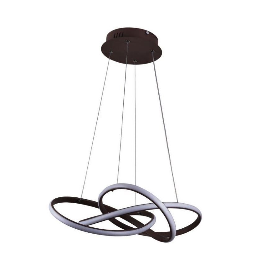 LED Димируем пендел LED/65W/230V 3000-6500K кафяв + дистанционно управление