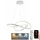 LED Димируем пендел LED/70W/230V 3000-6500K бял + дистанционно управление