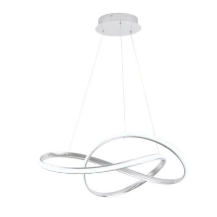 LED Димируем пендел LED/70W/230V 3000-6500K Ø 60 см бял + дистанционно управление