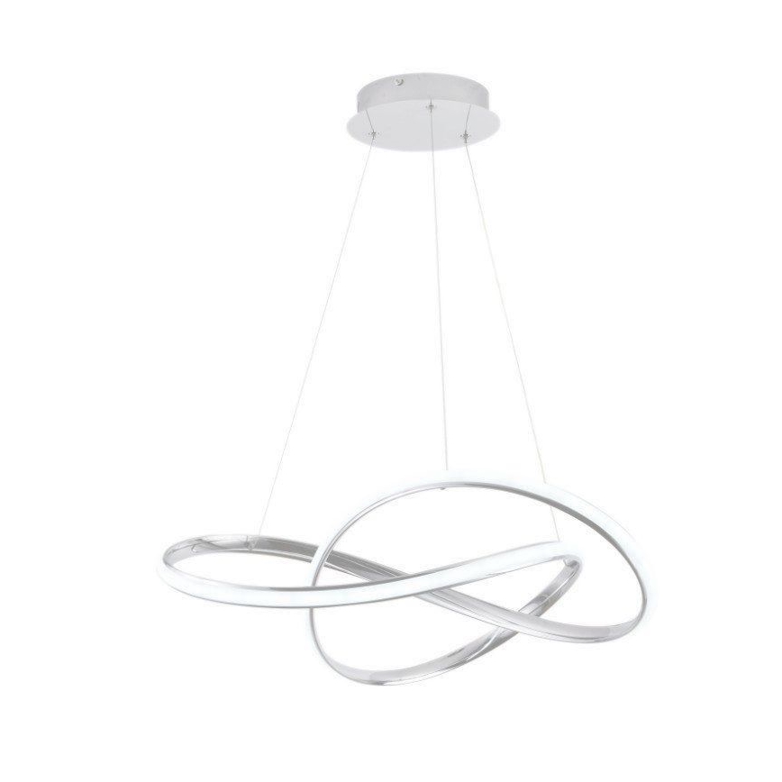 LED Димируем пендел LED/70W/230V 3000-6500K Ø 60 см бял + дистанционно управление