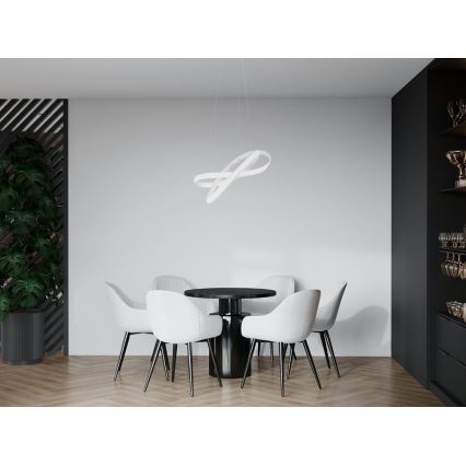 LED Димируем пендел LED/70W/230V 3000-6500K бял + дистанционно управление