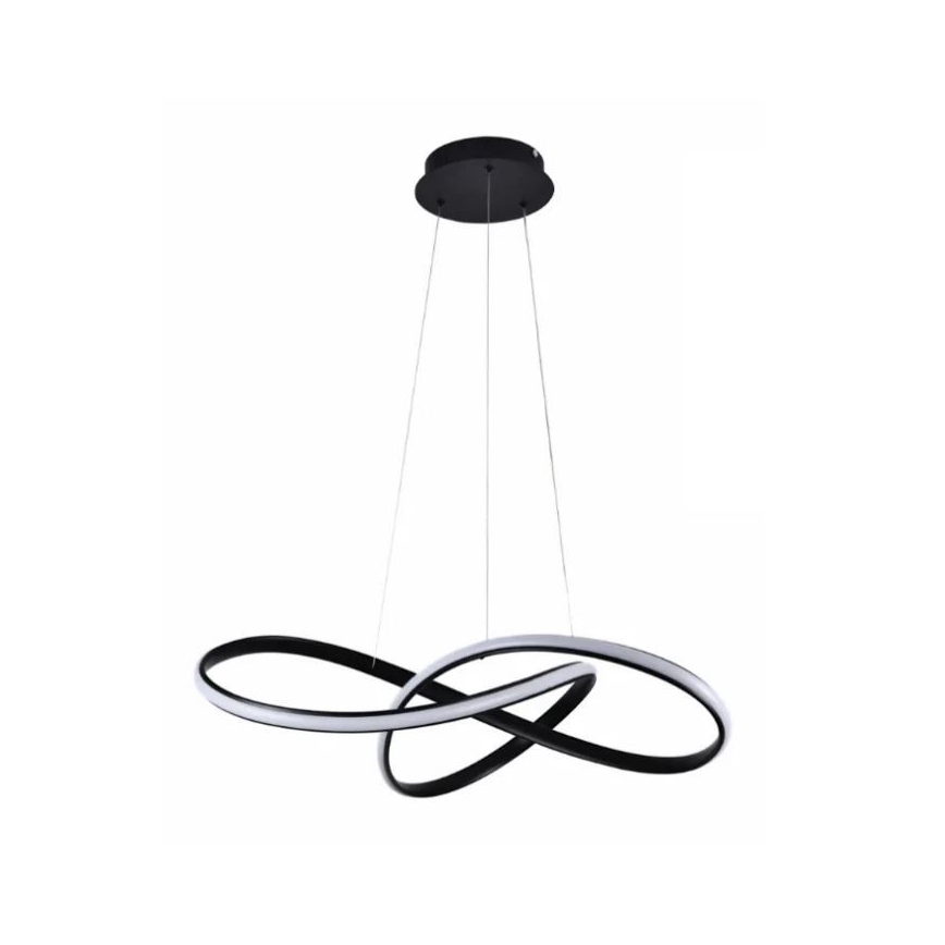 LED Димируем пендел LED/70W/230V 3000-6500K Ø 60 см черен + дистанционно управление