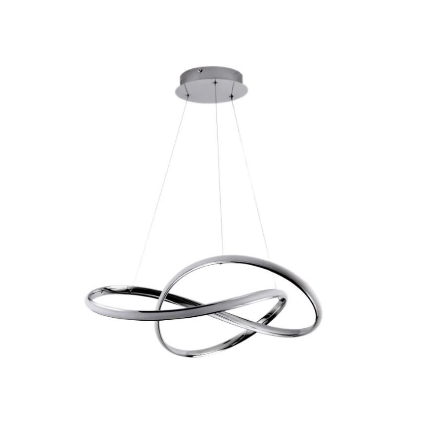 LED Димируем пендел LED/70W/230V 3000-6500K Ø 60 см лъскав хром + дистанционно управление