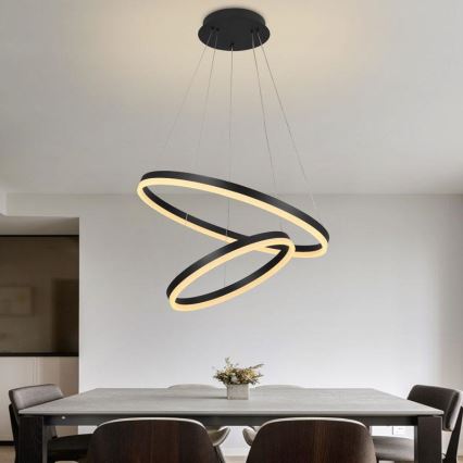 LED Димируем пендел LED/70W/230V 3000-6500K Ø 60 см + дистанционно управление