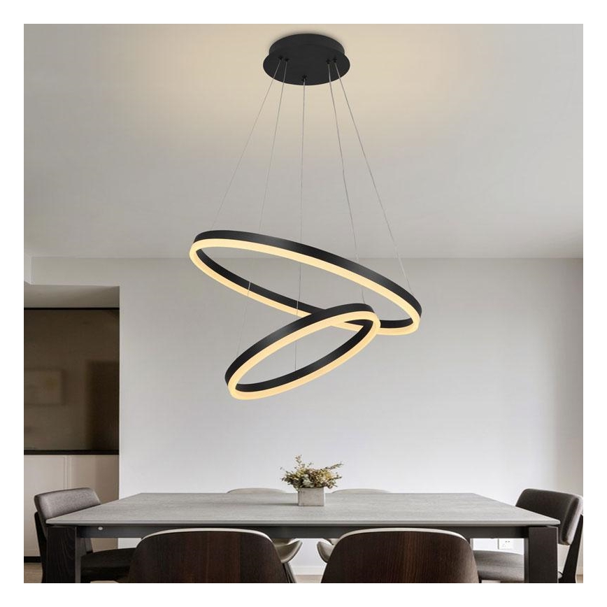LED Димируем пендел LED/70W/230V 3000-6500K Ø 60 см + дистанционно управление