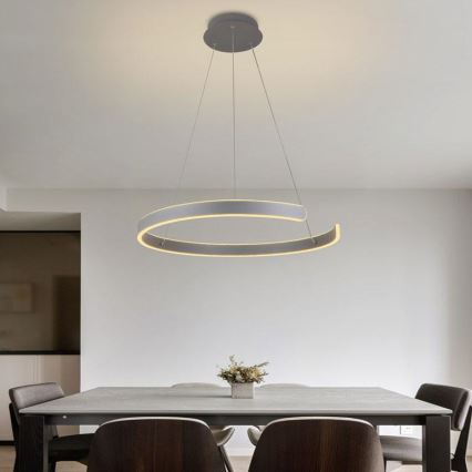 LED Димируем пендел LED/70W/230V 3000-6500K Ø 60 см + дистанционно управление