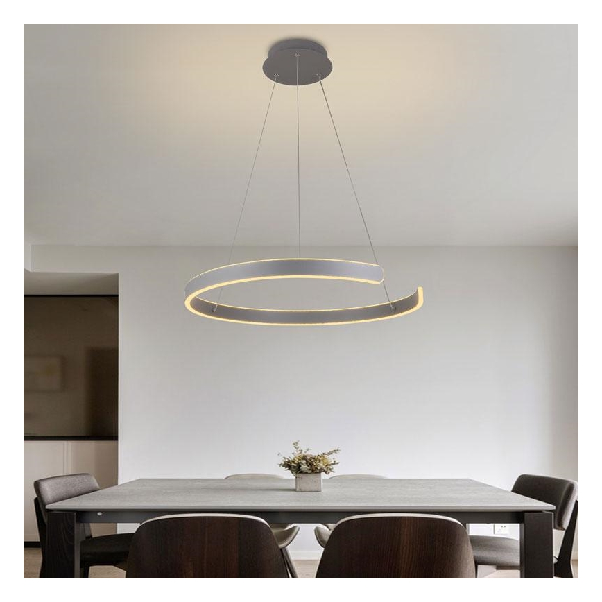 LED Димируем пендел LED/70W/230V 3000-6500K Ø 60 см + дистанционно управление