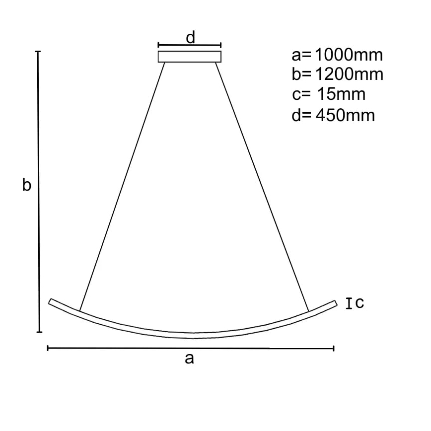 LED Димируем пендел LED/70W/230V 3000-6500K + дистанционно управление