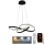 LED Димируем пендел LED/70W/230V 3000-6500K Ø 55 см + дистанционно управление