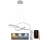 LED Димируем пендел LED/70W/230V 3000-6500K Ø 55 см + дистанционно управление
