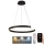 LED Димируем пендел LED/70W/230V 3000-6500K Ø 60 см + дистанционно управление