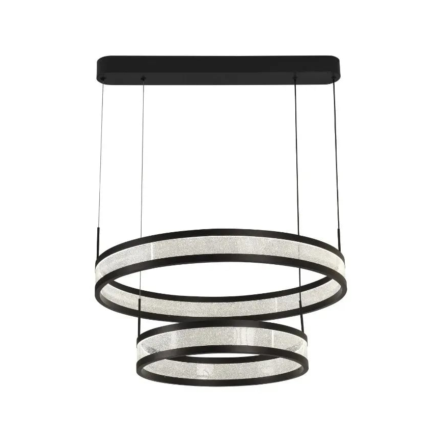 LED Димируем пендел LED/70W/230V 3000-6500K Ø 60 см черен + дистанционно управление