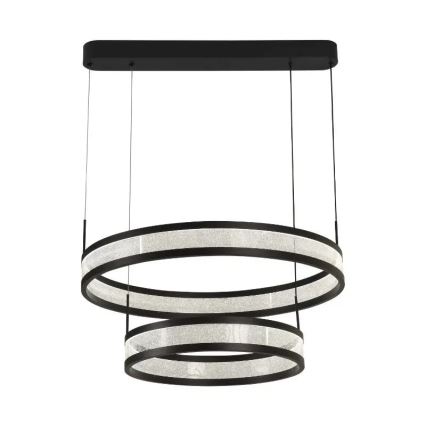 LED Димируем пендел LED/70W/230V 3000-6500K Ø 60 см черен + дистанционно управление