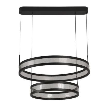 LED Димируем пендел LED/70W/230V 3000-6500K Ø 60 см черен + дистанционно управление