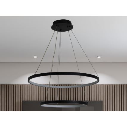 LED Димируем пендел LED/75W/230V 3000-6500K Ø 60 см + дистанционно управление