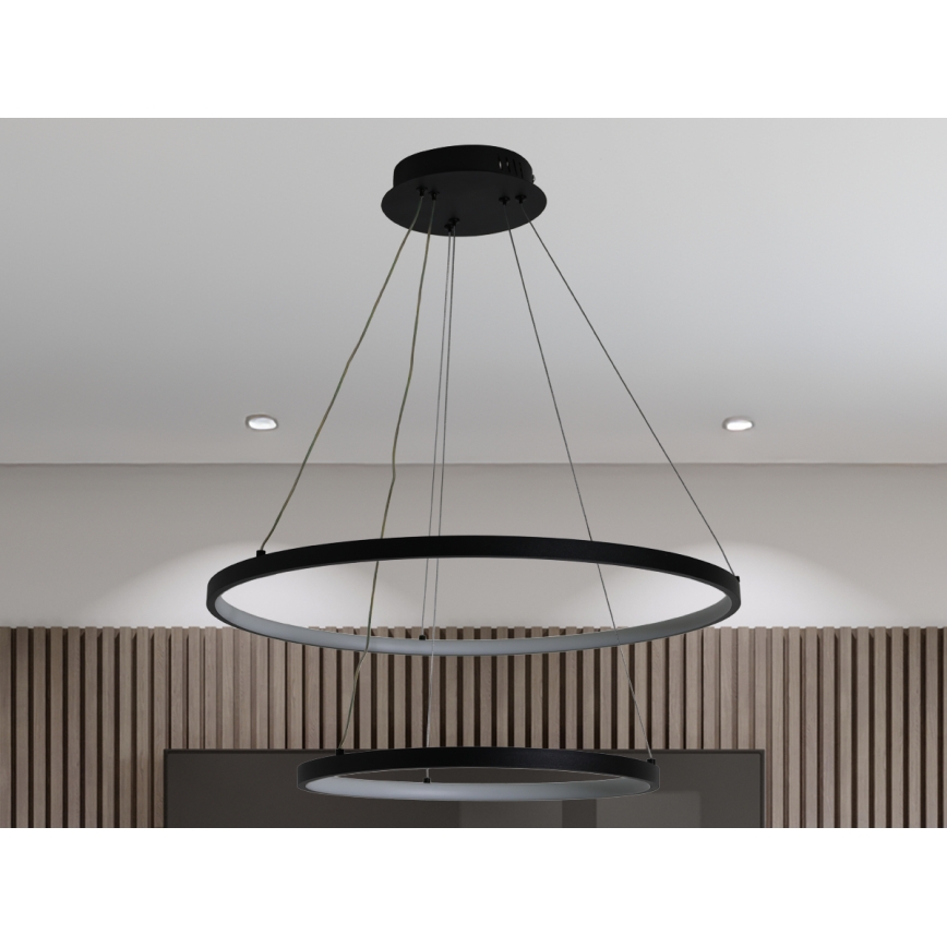 LED Димируем пендел LED/75W/230V 3000-6500K Ø 60 см + дистанционно управление