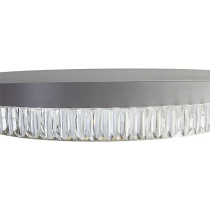 LED Димируем кристален полилей на връв LED/80W/230V 3000-6500K бял + дистанционно управление