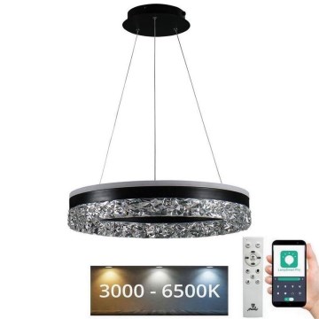 LED Димируем пендел LED/80W/230V 3000-6500K черен + дистанционно управление