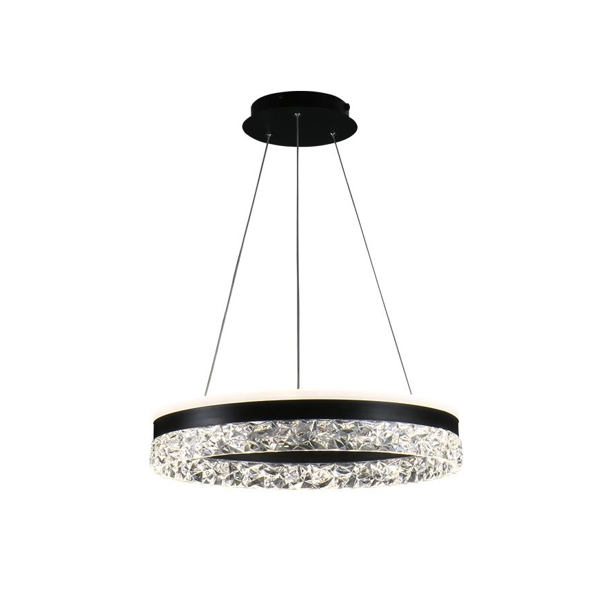LED Димируем пендел LED/80W/230V 3000-6500K черен + дистанционно управление