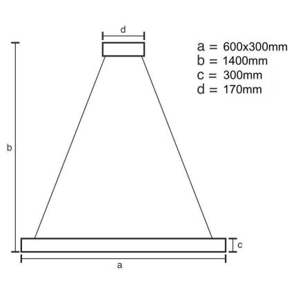 LED Димируем кристален полилей на връв LED/80W/230V 3000-6500K златист + дистанционно управление