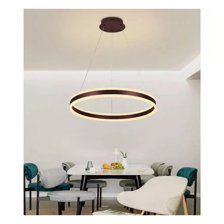 LED Димируем пендел LED/85W/230V 3000-6500K Ø 60 см + дистанционно управление