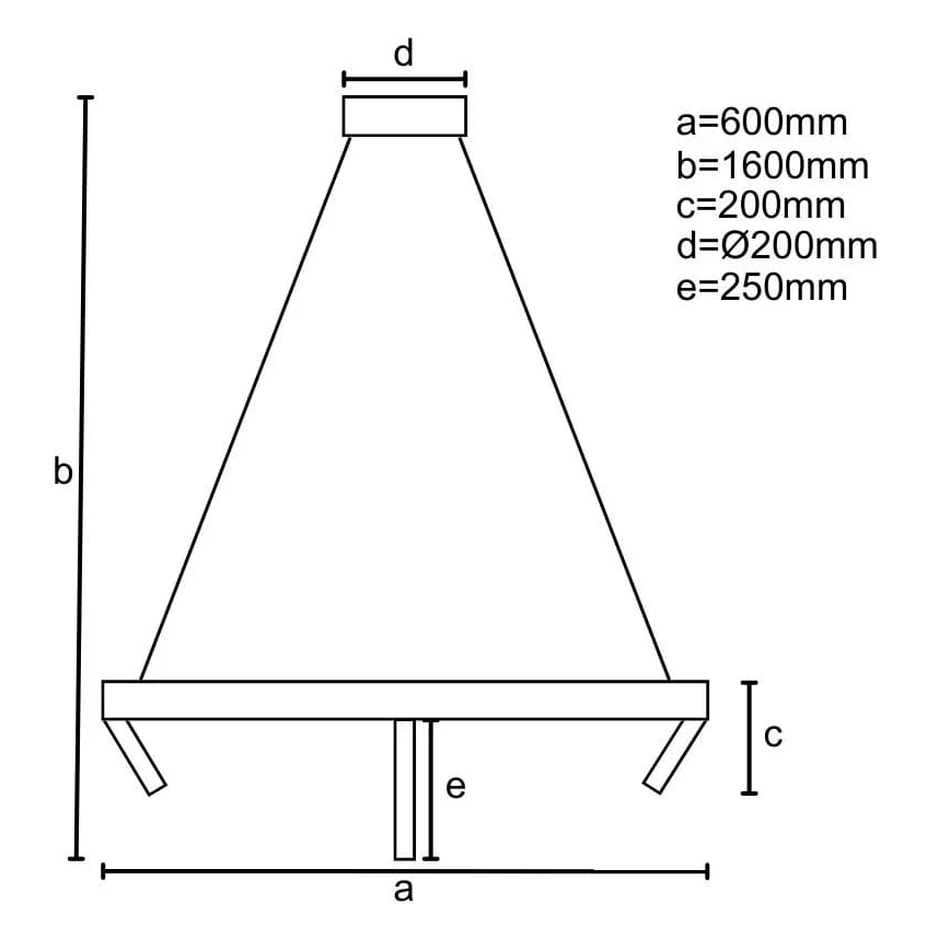 LED Димируем пендел LED/85W/230V 3000-6500K + дистанционно управление