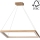 LED Димируем пендел LEGNO 2xLED/33W/230V дъб – FSC сертифицирано