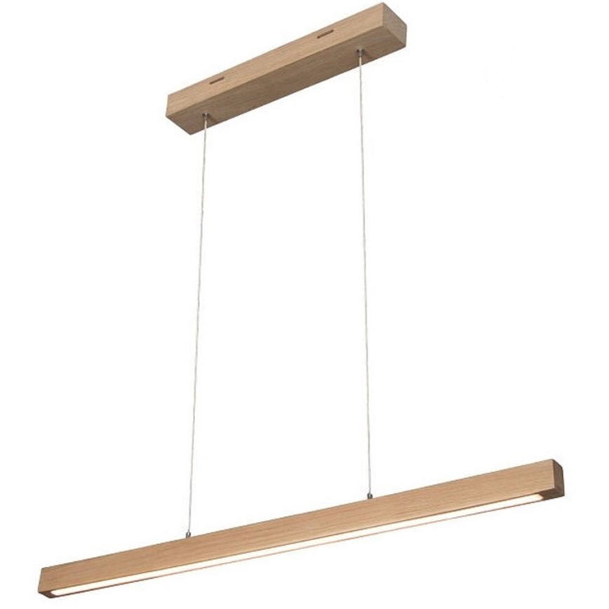 LED Димируем пендел SMAL LED/12W/230V дъб