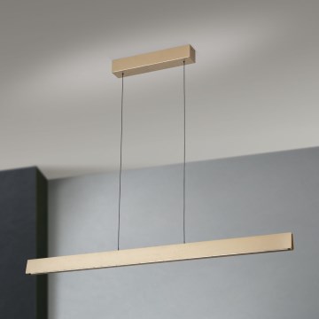LED Димируем пендел TARA LED/44W/230V 2700/3800/4500/5700K златист
